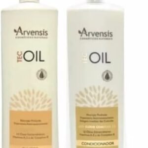 Bizzico Shampoo + Condicionador Tec Oil 1L Arvensis Kit Vegano Hidratação Completa