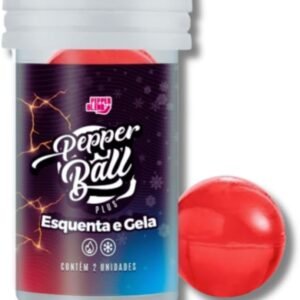 Bolinha Erótica Comestível 2 Uni - Diferentes Sabores - Peppel Ball - Sex Shop (Esquenta e Gela)
