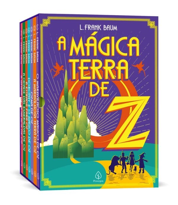 Box - A mágica Terra de Oz - vol. I - com sete livros e marcadores de páginas: Paradidático - Imagem 2