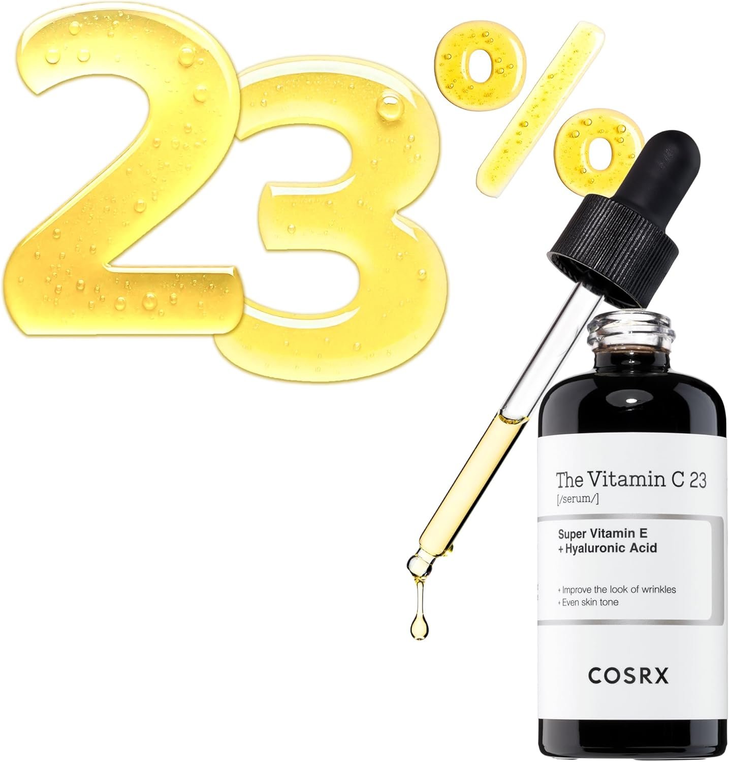 COSRX Sérum De Vitamina C Pura 23% Com Vitamina E E Ácido Hialurônico, Sérum Facial Iluminador E Hidratante Para Linhas Finas, Tom De Pele Irregular E Pele Opaca, 20 G, Cuidados Com A Pele Coreana 1 COSRX Sérum De Vitamina C Pura 23% Com Vitamina E E Ácido Hialurônico, Sérum Facial Iluminador E Hidratante Para Linhas Finas, Tom De Pele Irregular E Pele Opaca, 20 G, Cuidados Com A Pele Coreana