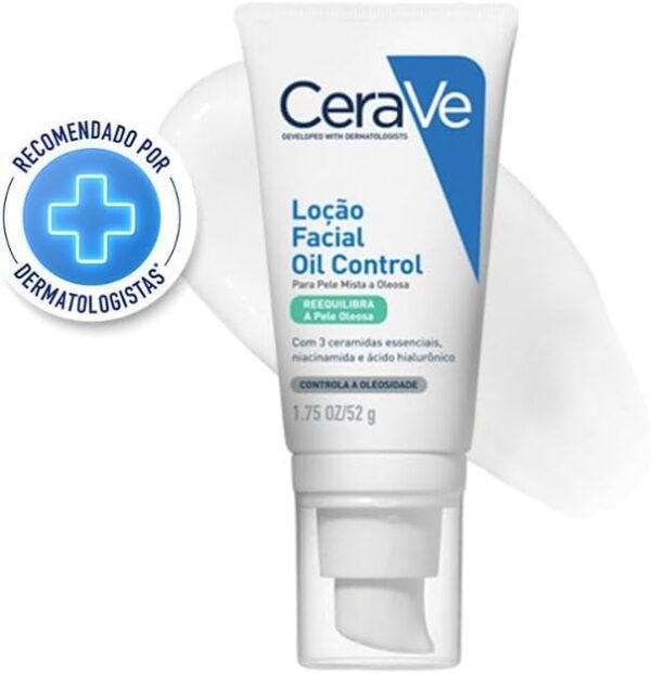 CeraVe, Loção Facial Hidratante com Controle de Oleosidade, 52g