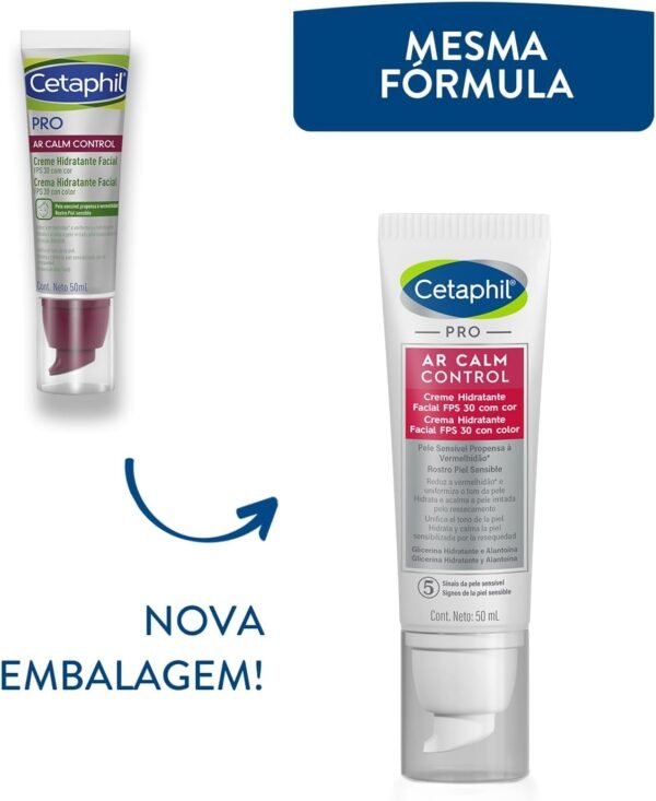 Cetaphil Pro AR Calm Control Creme Hidratante Facial Fps 30 Com Cor 50ml - Imagem 2