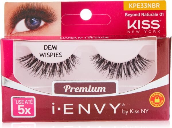 Cílios Beyond Naturale 01N, I-Envy By Kiss Ny