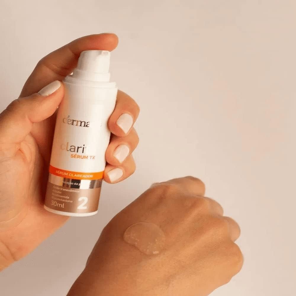 Clarité Sérum Tx, Clareador e Uniformizador da Pele, Hidratante Facial, Renovador Celular, Formulado com Niacinamida e Ácido Tranexâmico, 30ml 2 Clarité Sérum Tx, Clareador e Uniformizador da Pele, Hidratante Facial, Renovador Celular, Formulado com Niacinamida e Ácido Tranexâmico, 30ml - Imagem 2