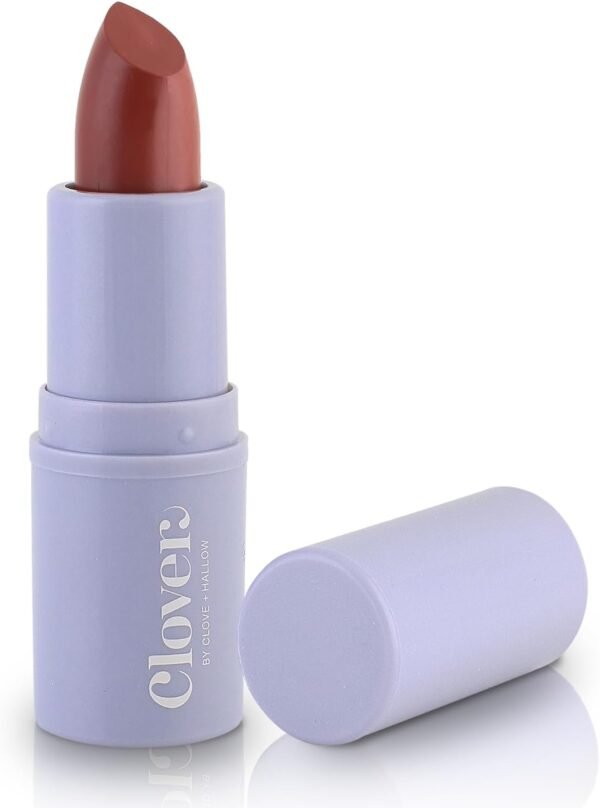 Clover Comfy Matte Lipstick Cruelty-Free & Vegan Lip Makeup, Petal