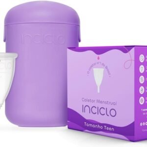 Coletor Menstrual Inciclo + Cápsula Esterilizadora Lavanda (Teen (até 19 anos e sem filhos))