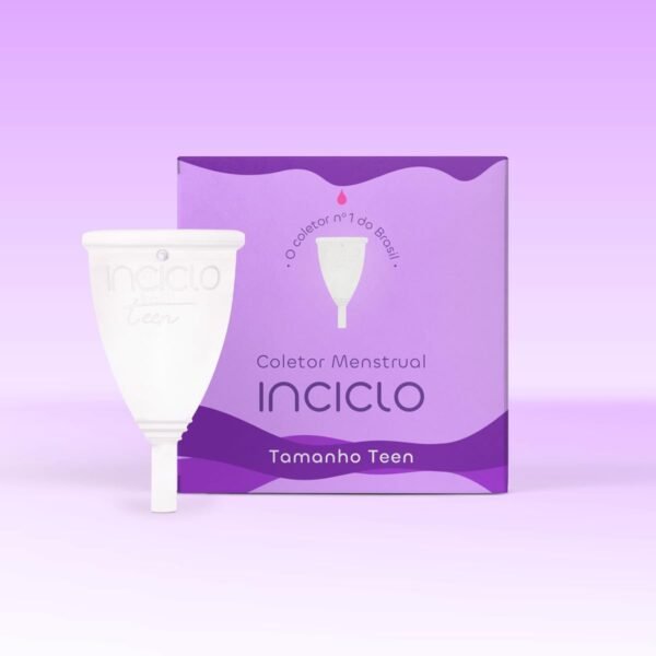 Coletor Menstrual Inciclo + Cápsula Esterilizadora Lavanda (Teen (até 19 anos e sem filhos)) - Imagem 2