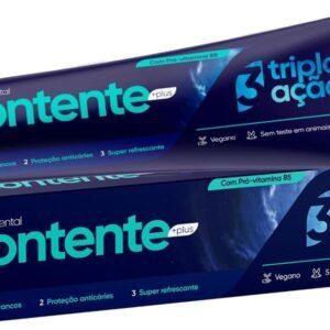 Contente, Pasta De Dentes Vegana Tripla Ação, 70g