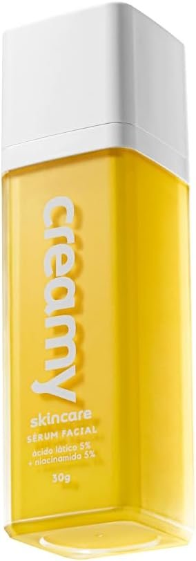 Creamy Skincare Ácido Lático 30g | Antiacne e Seborreguladora, Alto Poder Hidratante, Reduz Aparência dos Poros, Niacinamida | Todos os Tipos de Pele, Uso Noturno 1 Creamy Skincare Ácido Lático 30g | Antiacne e Seborreguladora, Alto Poder Hidratante, Reduz Aparência dos Poros, Niacinamida | Todos os Tipos de Pele, Uso Noturno