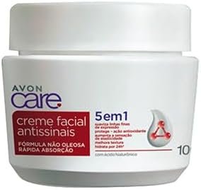 Creme Facial Antissinais 5 em 1 - Avon Care 100g