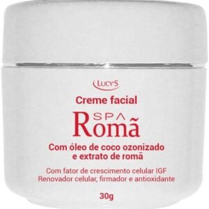 Creme Facial Com Óleo de Coco Ozonizado e Extrato de Romã Lucy's 30g
