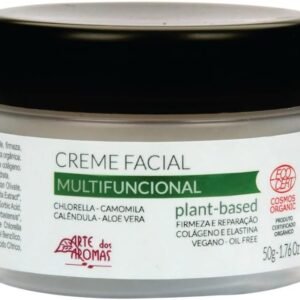 Creme facial Multifuncional Certificado Orgânico Ecocert Cosmos Arte dos Aromas 50g