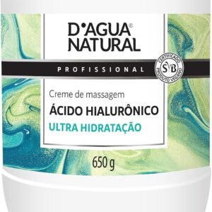 D'AGUA NATURAL Creme De Massagem Ácido Hialurônico 650 G