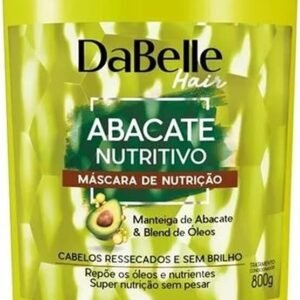 Dabelle Mascara Capilar Abacate Nutritivo 800G