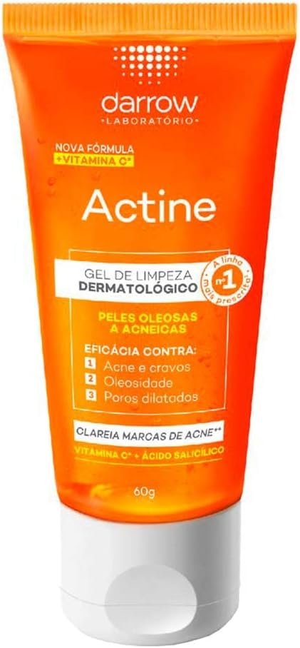 Darrow Actine Sabonete Líquido + Vit C Pele Oleosa A Acneira - 60G Laranja 1 Darrow Actine Sabonete Líquido + Vit C Pele Oleosa A Acneira - 60G Laranja