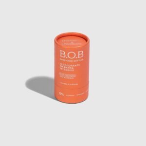Desodorante Alta Proteção Intensivo em Barra B.O.B | Natural, vegano, livre de crueldade, sustentável, livre de plástico, waterless, 0% álcool, livre de alumínio