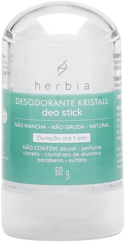 Desodorante Kristall Deo Stick 60G Natural E Vegano Herbia 1 Desodorante Kristall Deo Stick 60G Natural E Vegano Herbia