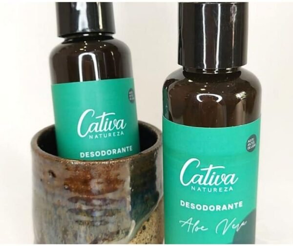 Desodorante de Aloe Vera sem Alumínio Cativa Natureza Organico Natural Vegano Spray, Cativa Natureza - Imagem 2