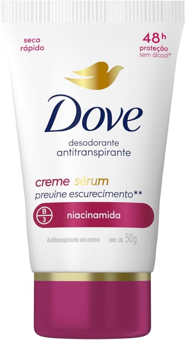 Dove Desodorante Antitranspirante em Creme Previne Escurecimento 50 G