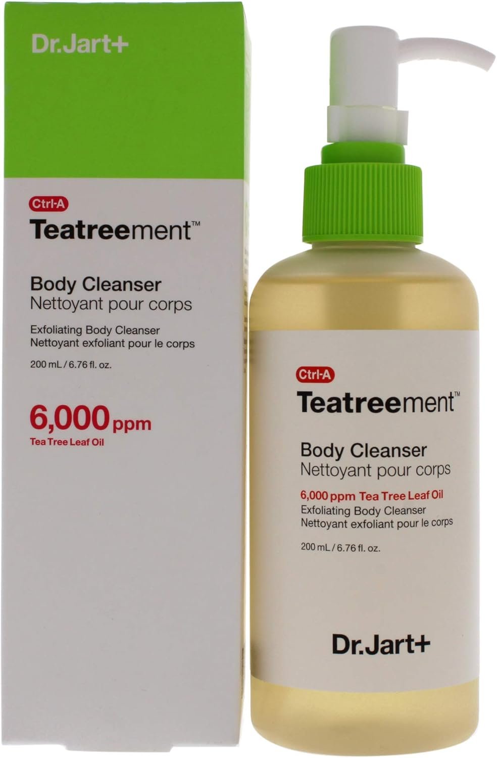 Dr. Jart + Ctrl A teatreement limpador corporal unissex 200 ml 1 Dr. Jart + Ctrl A teatreement limpador corporal unissex 200 ml