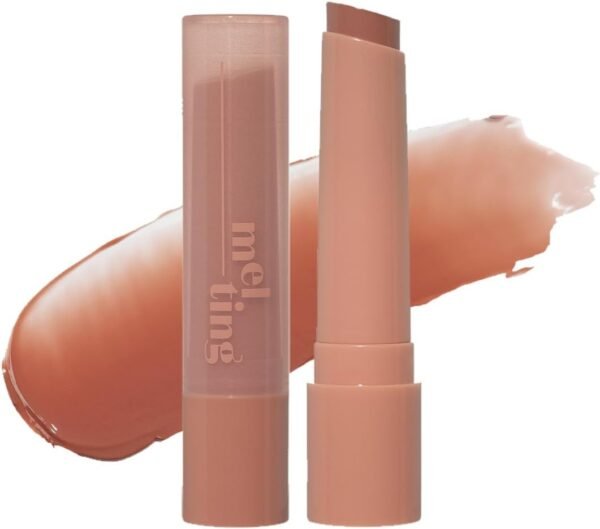 ETUDE Bálsamo de derretimento de açúcar de gengibre 01 figo bege | Bálsamo labial hidratante matizado | Ingredientes naturais hidratam gengibre, açúcar, manteiga de karité efeito relaxante | K-Beauty