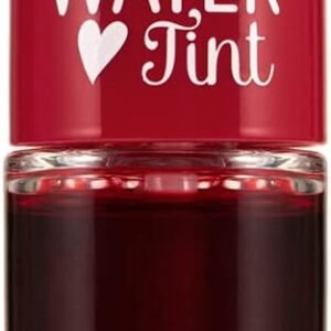 ETUDE Dear Darling Water Tint - Cherry Ade (9 g) | Mancha labial de cor vívida com acabamento hidratante leve e não pegajoso | Tinta labial à prova de manchas | Maquiagem coreana, Kbeauty