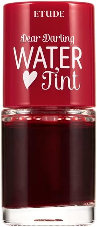 ETUDE Dear Darling Water Tint - Cherry Ade (9 g) | Mancha labial de cor vívida com acabamento hidratante leve e não pegajoso | Tinta labial à prova de manchas | Maquiagem coreana, Kbeauty 1 ETUDE Dear Darling Water Tint - Cherry Ade (9 g) | Mancha labial de cor vívida com acabamento hidratante leve e não pegajoso | Tinta labial à prova de manchas | Maquiagem coreana, Kbeauty