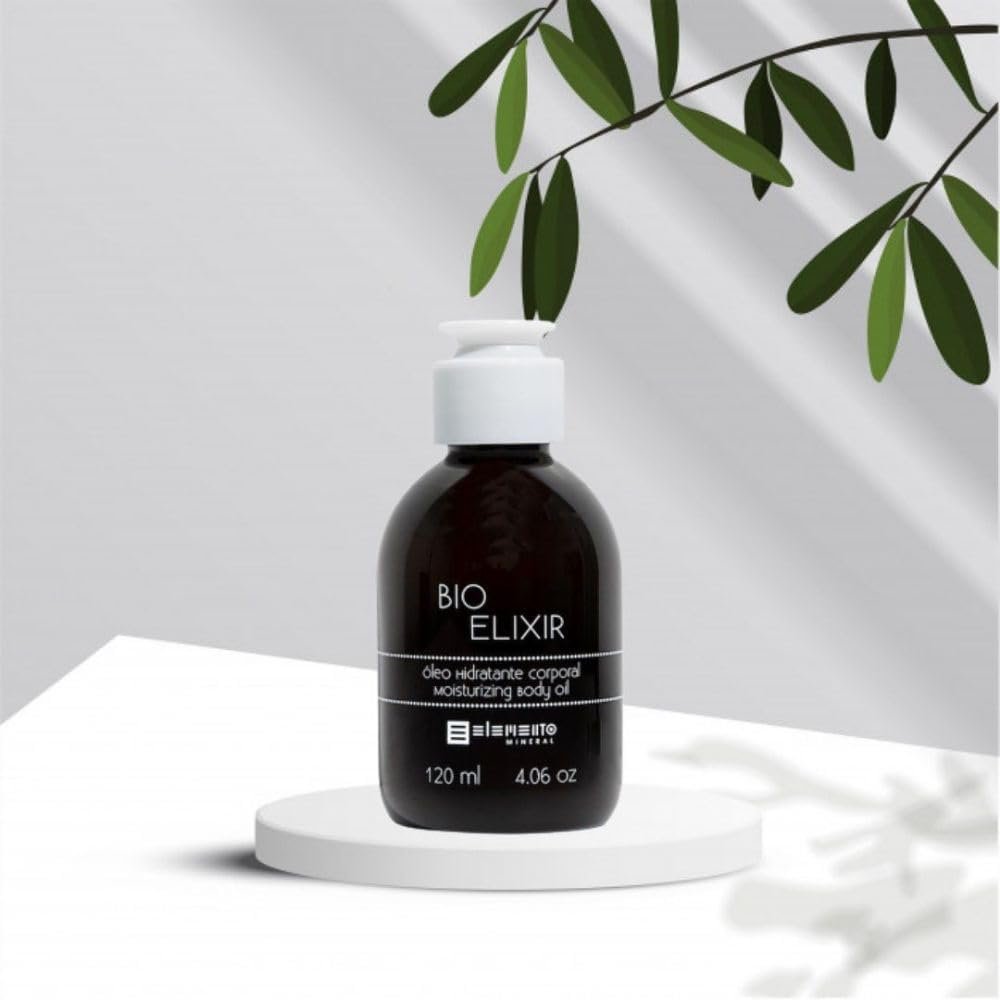 Elemento Mineral Hidratante Corporal Bio Elixir 12 Óleos Preciosos Vegano 120ml Para Nutrir e Lubrificar a Pele 2 Elemento Mineral Hidratante Corporal Bio Elixir 12 Óleos Preciosos Vegano 120ml Para Nutrir e Lubrificar a Pele - Imagem 2