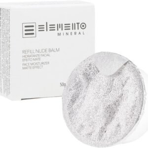 Elemento Mineral Refil Balm Hidratante Facial Vegano Primer Nude Balm Efeito Matte Controle de Oleosidade Sustentável 50g