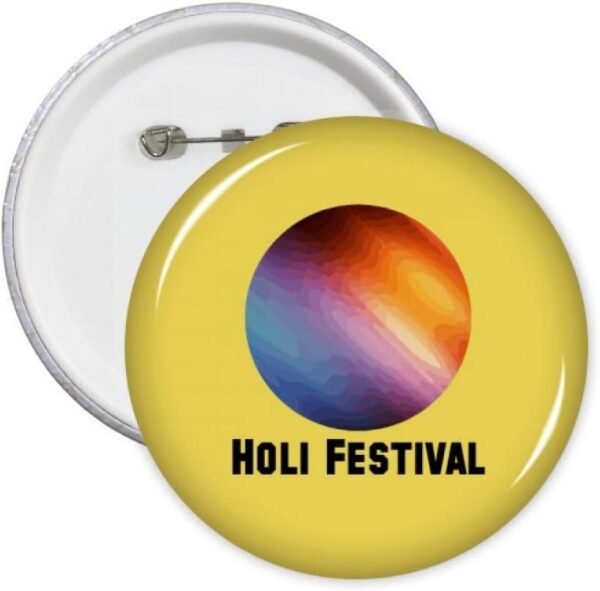 Emblema Holika Witch Indian Festival Pin Emblema Emblema Acessório Decoração 5 peças