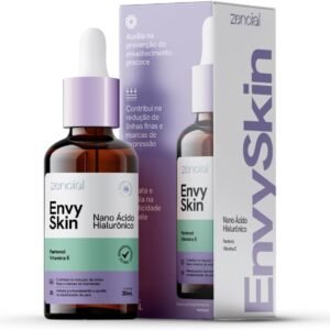 Envy Skin Sérum Nano Ácido Hialurônico 30ml - Hidratação Intensa e Preenchimento Facial, Vitamina E, Pantenol, Anti-Idade