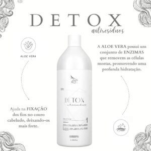 Escova Progressiva Me Leva Zap Profissional Shampoo Detox e Mascara Capilar 2x 500ml