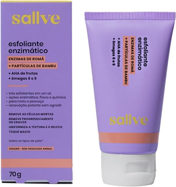 Esfoliante Enzimático 70g - Enzimas de Romã + Partículas de Bambu - Imagem 2