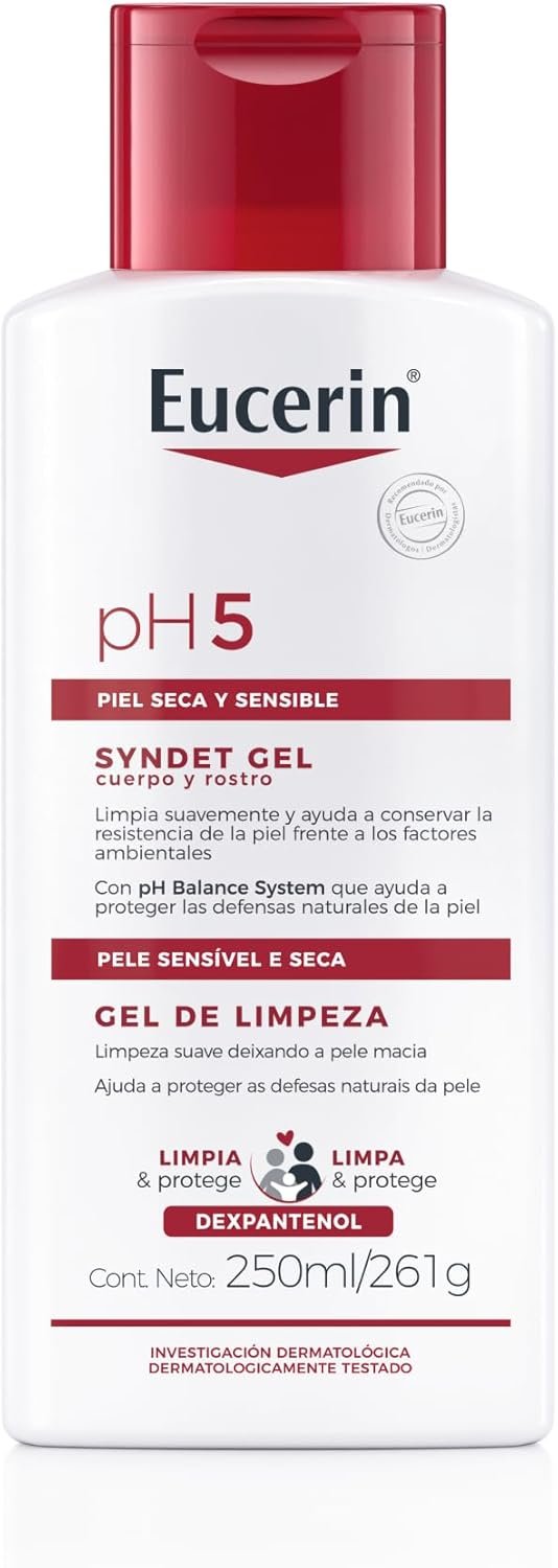 Eucerin pH5 Syndet - Gel de Limpeza 260, 4g 1 Eucerin pH5 Syndet - Gel de Limpeza 260, 4g