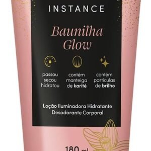 Eudora Instance Loção Iluminadora Hidratante Desodorante Corporal Baunilha Glow 180ml