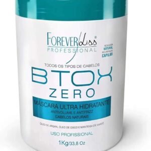 Forever Liss Zero Btox Máscara ultra hidratante orgânica antifrizz 1 kg