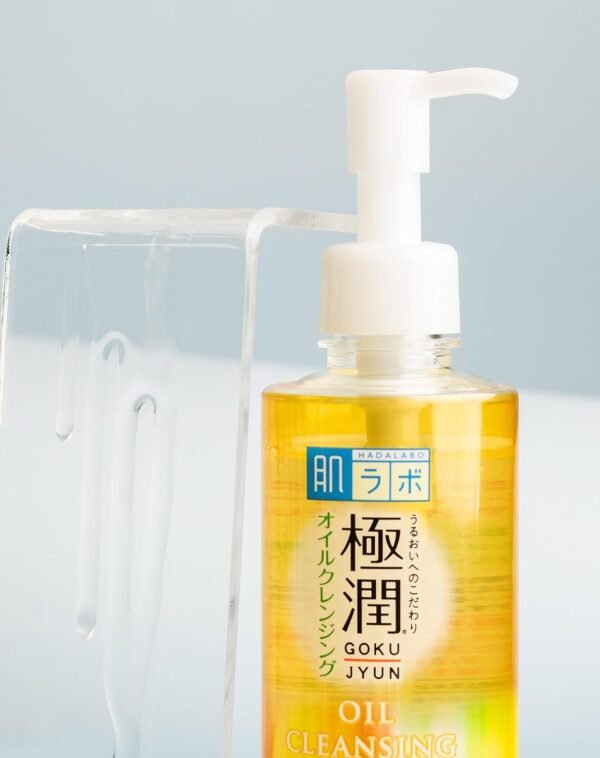 Gokujyun Oil Cleasing - Óleo Removedor de Maquiagem com Ácido Hialurônico 200ml, Hada Labo - Imagem 2