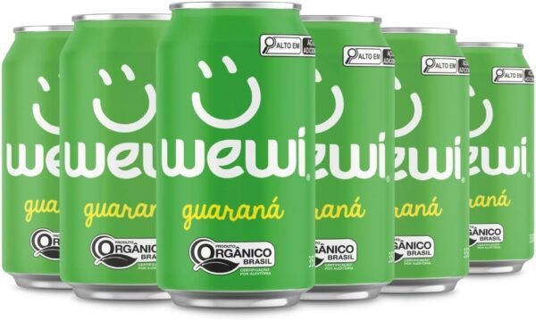 Guaraná Orgânico Lata 350ml pacote com 6unidades