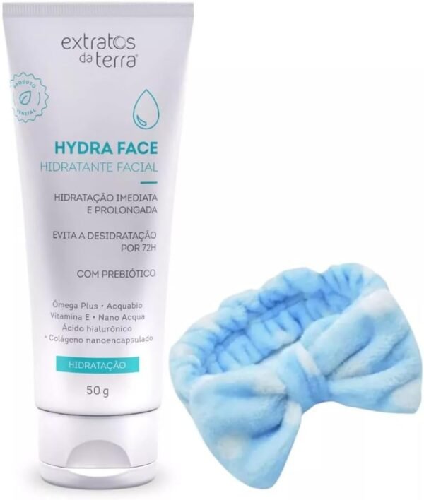 HIDRATANTE FACIAL HYDRA FACE 50G + faixa