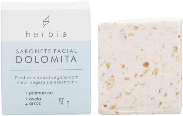 Herbia Sabonete Facial Dolomita Natural E Vegano