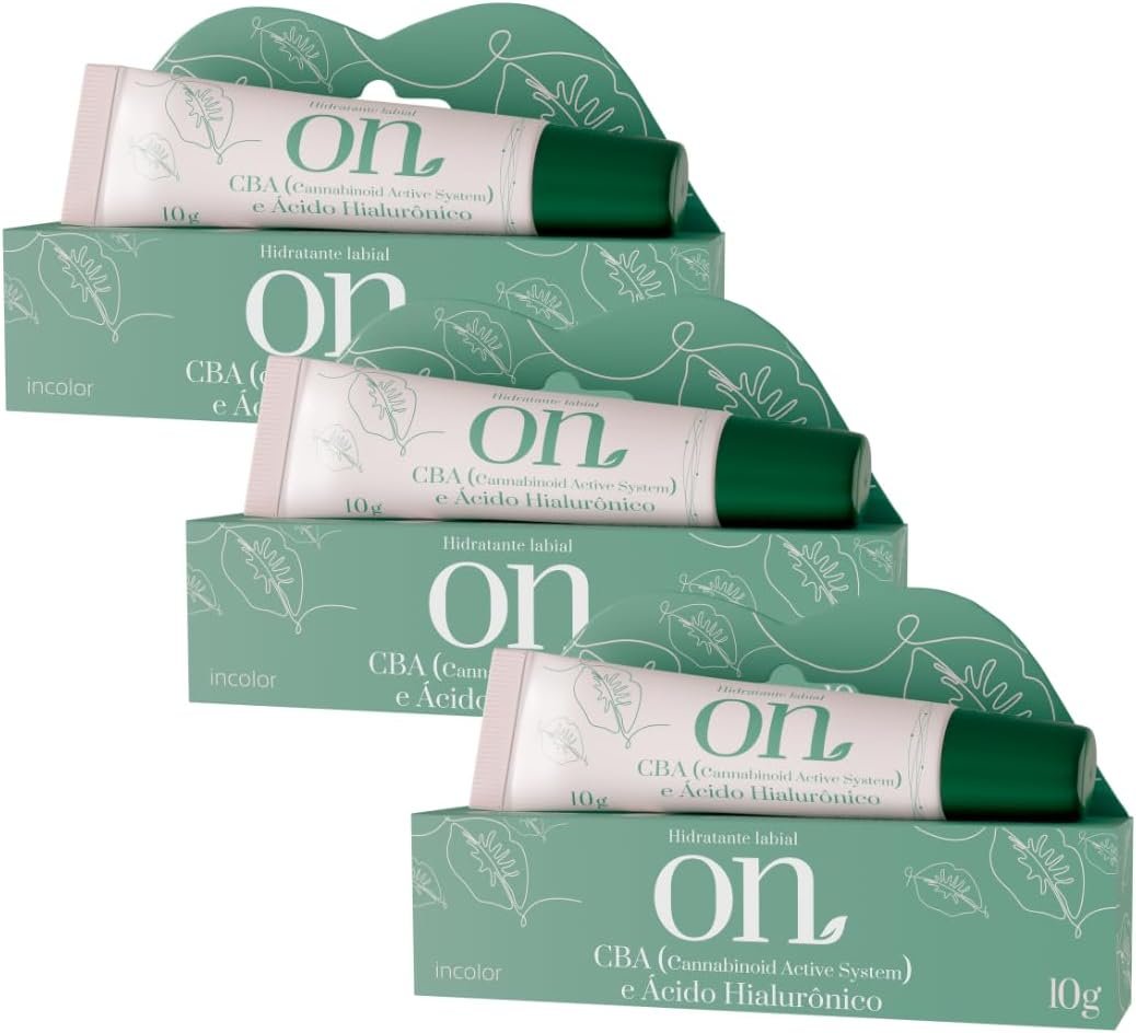 Hidratante Labial Natural Com CBA – Kit 3 Unid | Vegano e Efeito CBD 1 Hidratante Labial Natural Com CBA – Kit 3 Unid | Vegano e Efeito CBD