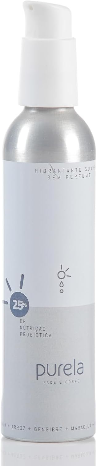 Hidratante Suave sem Perfume - Natural e Vegano - Purela 1 Hidratante Suave sem Perfume - Natural e Vegano - Purela