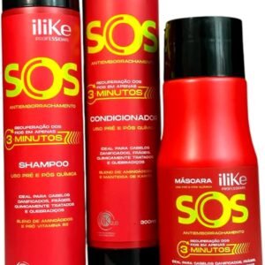 ILIKE SOS ANTIEMBORRACHAMENTO RECONSTRUTOR - 3 A 5 PRODUTOS (3 PRODUTOS)