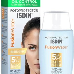 ISDIN Protetor Solar Facial Fusion Water 5 Stars Sem Cor FPS 60-50ml