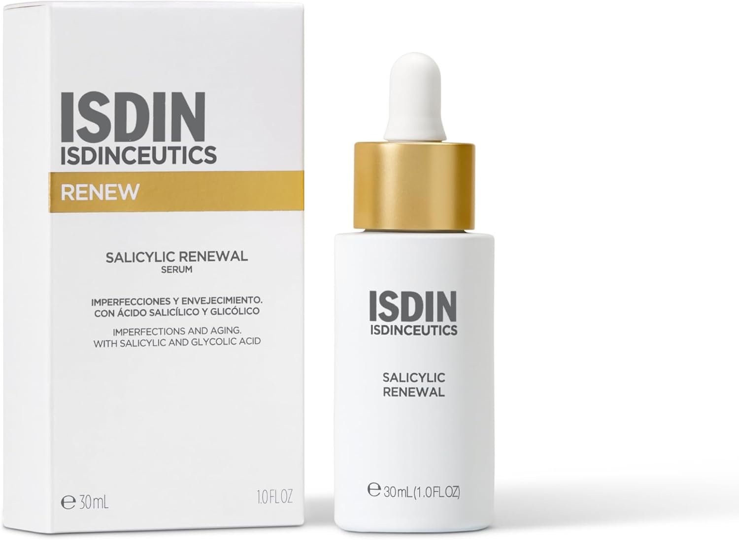 ISDIN Sérum Anti-Idade e Corretor de Imperfeições Isdinceutics Salicylic Renewal - 30ml 1 ISDIN Sérum Anti-Idade e Corretor de Imperfeições Isdinceutics Salicylic Renewal - 30ml
