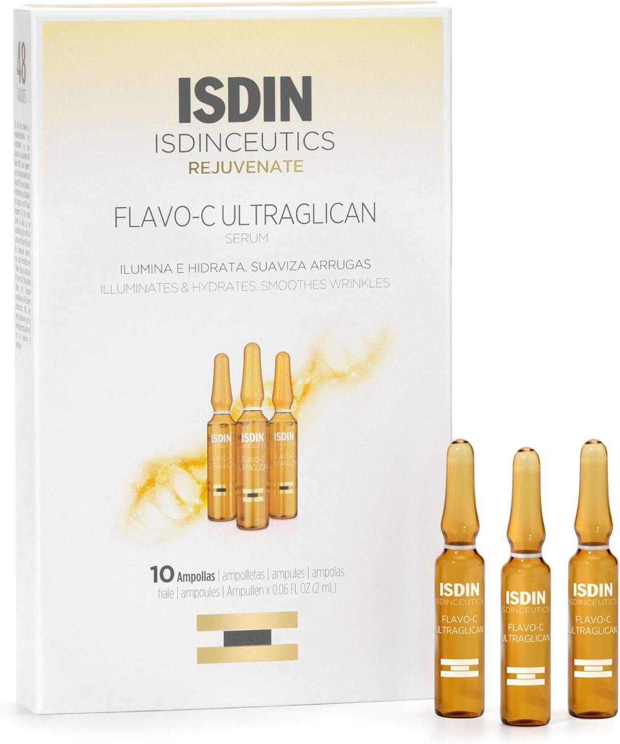 ISDIN Sérum Antioxidante com Vitamina C Isdinceutics Flavo-C Ultraglican - 10 unidades 1 ISDIN Sérum Antioxidante com Vitamina C Isdinceutics Flavo-C Ultraglican - 10 unidades