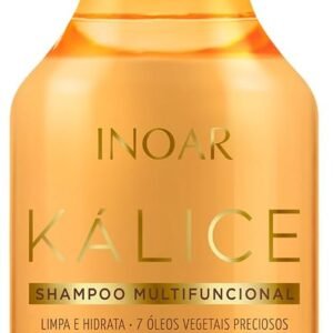 Inoar, Kálice Shampoo – Limpeza Hidratante com 7 Óleos Vegetais e Vitamina E para Cabelos Macios e Brilhantes - 250ml