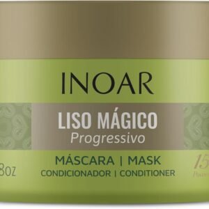 Inoar, Liso Mágico Máscara Capilar – Alinhamento, Hidratação e Efeito Liso Progressivo com Óleo de Argan - 250g