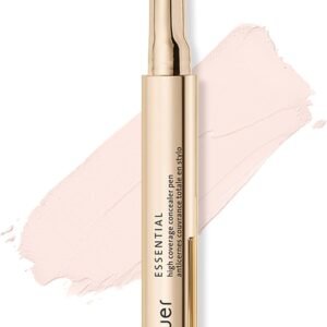 Jouer Caneta Corretiva de Alta Cobertura Essential - Corretivo para Olheiras - Maquiagem Iluminadora para Olheiras - Primer para Os Olhos com Corretor de Cor E Ácido Hialurônico E Vitamina E