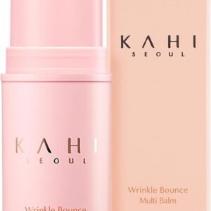 KAHI Wrinkle Bounce Multi Balm Facial Moisturizer | All-in-One Hydrating Lip Balm Eye Cream Neck Cream Make Up Base & Face Mist Moisture Balm Stick | Daily Face Moisturizer Stick 0.32 oz